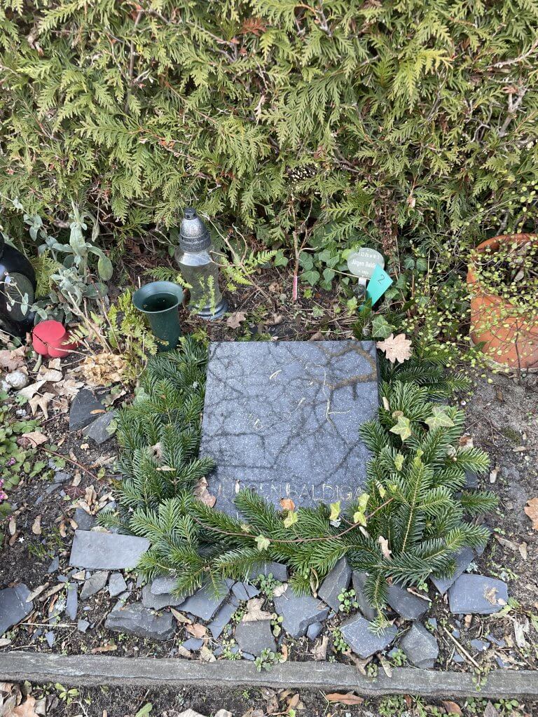 #51 – Grab/grave Jürgen Baldiga, Alter St. Matthäus Kirchhof / cemetery , Abt. X3 - Reihe W, Grab 5; 2024, Quelle: R. Nasemann, CC BY 4.0