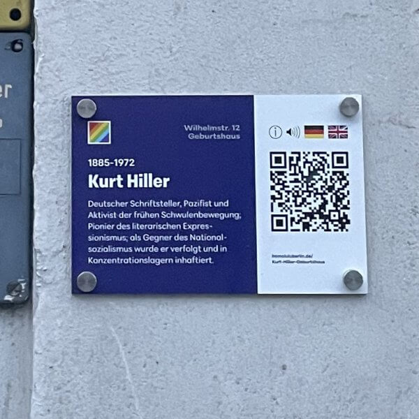 #24 Geburtshaus Kurt Hiller, Wilhelmstr. 12, Berlin-Kreuzberg, Quelle: R. Nasemann, CC BY 4.0