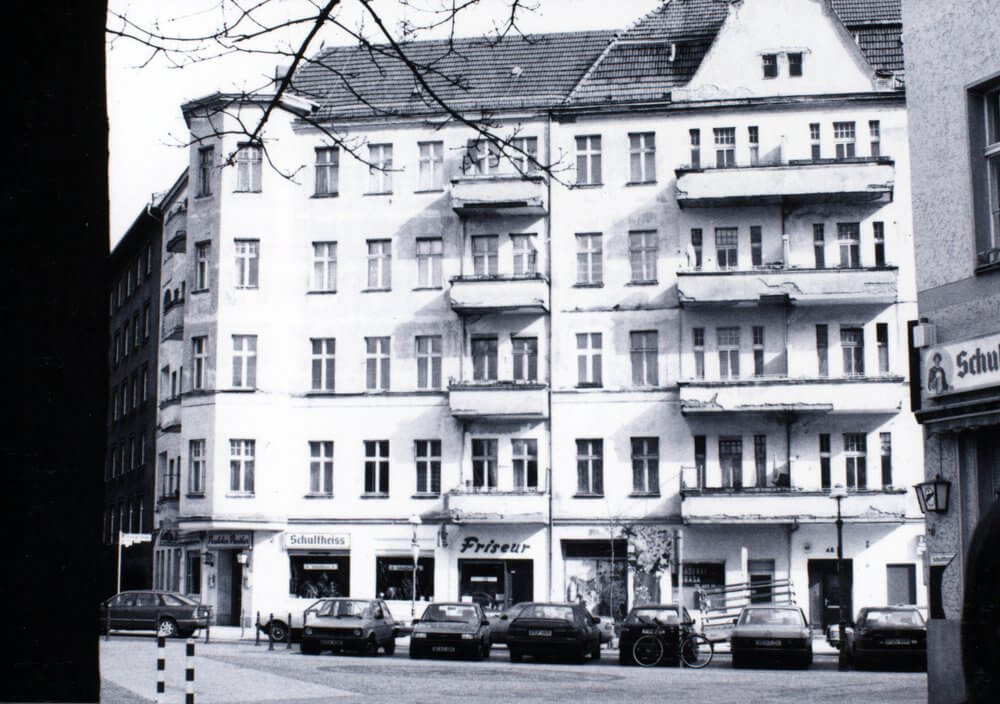 #104 - Hauptquartier der NS-Widerstandsgruppe Chug Chaluzi, Ort des Untertauchens und der Gefangenname von Gad Beck, ehemals Utrechter Straße, heute Groninger Str. 50, Berlin-Wedding, 1993, Quelle: Gedenkstädte Deutscher Widerstand