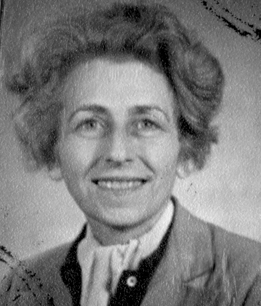 Gertrude Sandmann, Berlin, um 1946, Quelle: Landesamt für Bürger und Ordnungsangelegenheiten Berlin, Abteilung I Entschädigungsbehörde, Reg. Nr. 22917