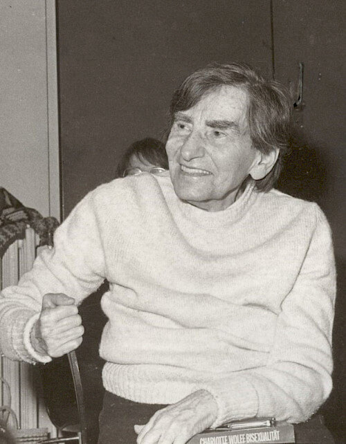 Charlotte Wolff, Foto: Anke-Rixa Hansen / Archiv Schwules Museum Berlin