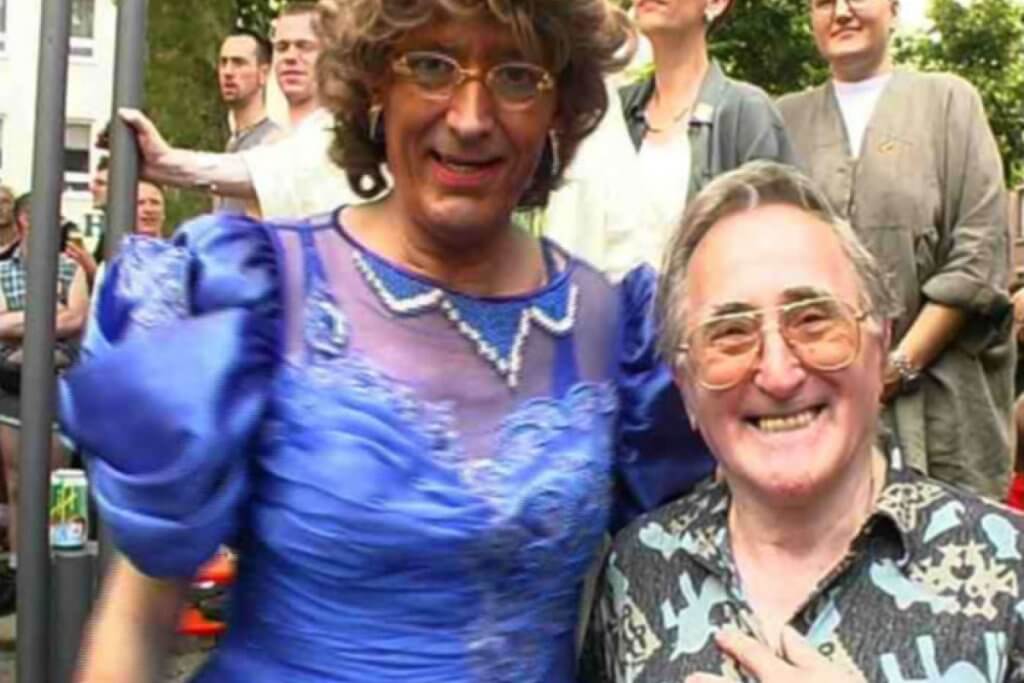 Gad Beck auf dem CSD in / at the pride parade Berlin, Quelle gad-beck.de