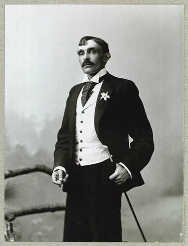 Herman Bang. Fotograf: H. Tönnies, Quelle: Kongelige Bibliotek CC BY-NC-ND 3.0