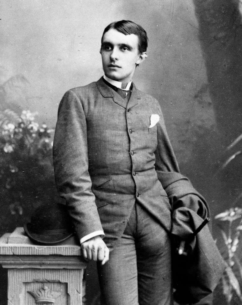 Herman Bang, ca.1886, Quelle: Kongelige Bibliotek